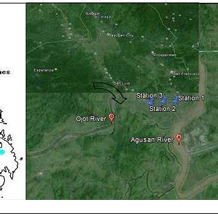 Wawa River Map .